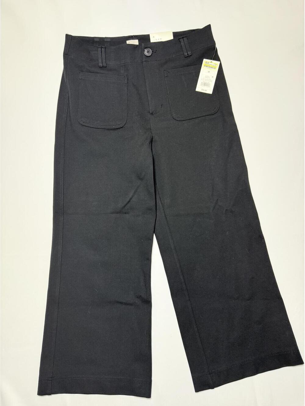 a new day Women's Wide Leg Black Pants Size 12